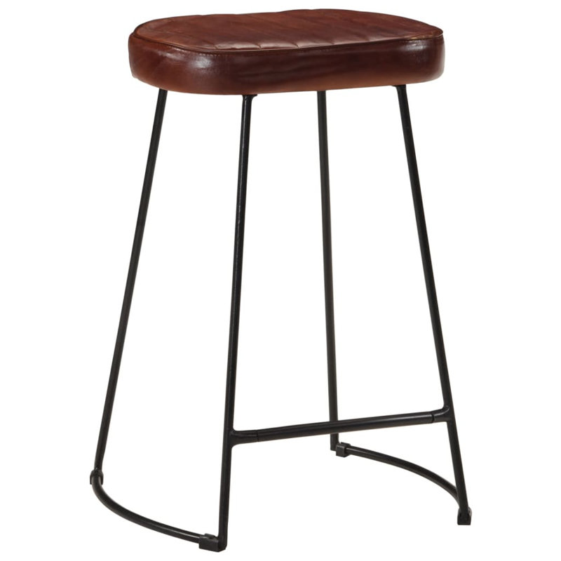 Allyse Upholstered Counter Stool with Metal Frame