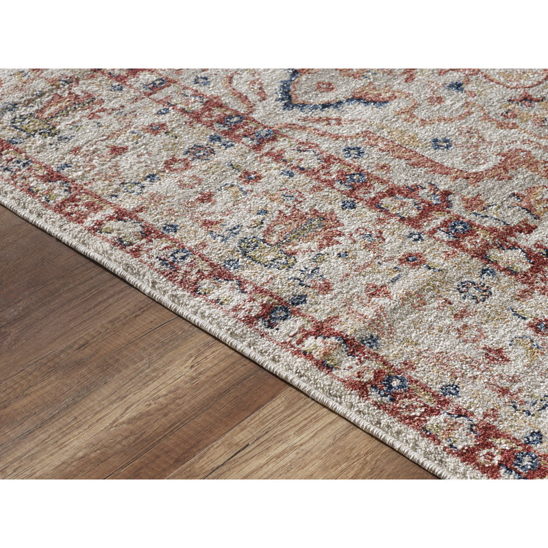 Bourgoin Oriental Indoor Rug, Rectangle 4' x 6'