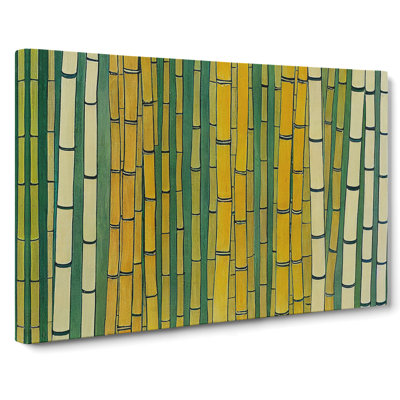 Royal Bamboo Forest - Wrapped Canvas