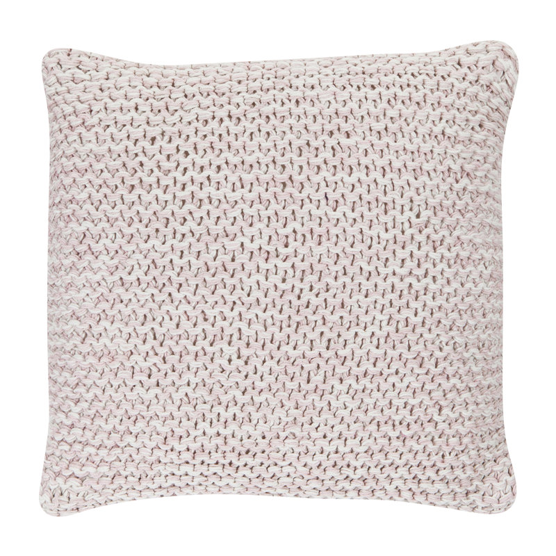 Coussin en coton Lisan, Rose