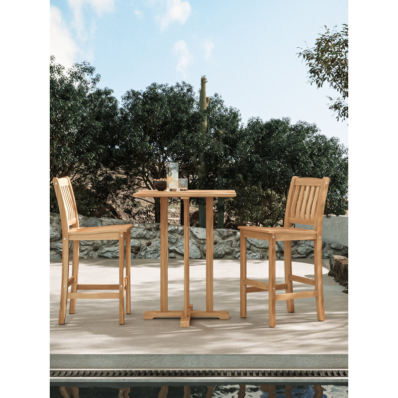 Solid Wood Bar Table
