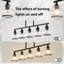 Luminaire suspendu 5 lumières Modern Modern