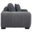 Fauteuil d'appoint rembourré gris anthracite Plather-1722113480