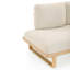 Canapé modulaire d'extérieur crème