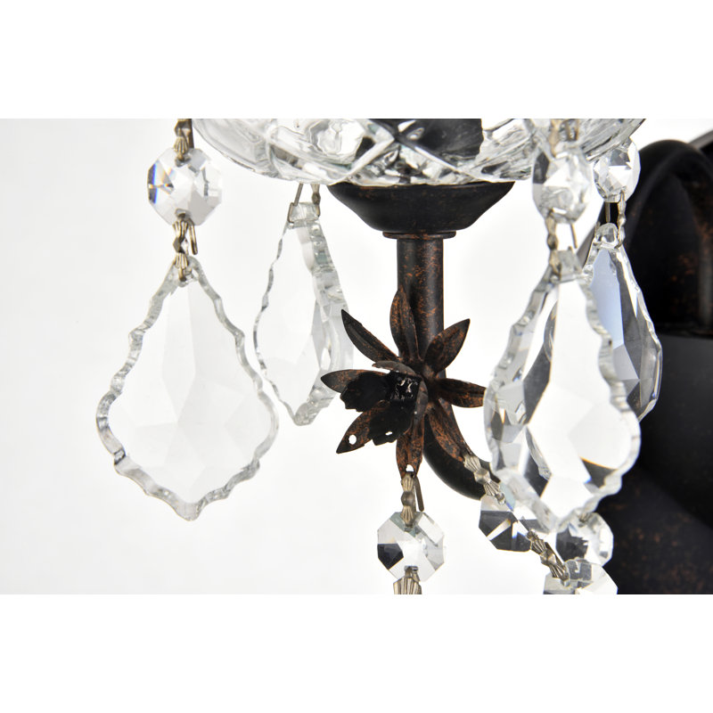 Dagmar Flush Mounted Sconce, Dark Bronze