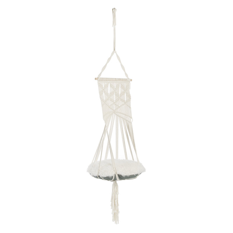  Sam's Pets Lucy Macramé White Cat Perch