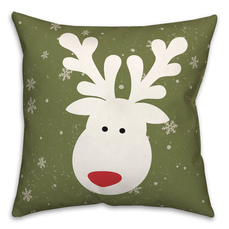  Coussin Reindeer, Vert