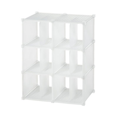 Range-chaussures en plastique 6 paires Like-it