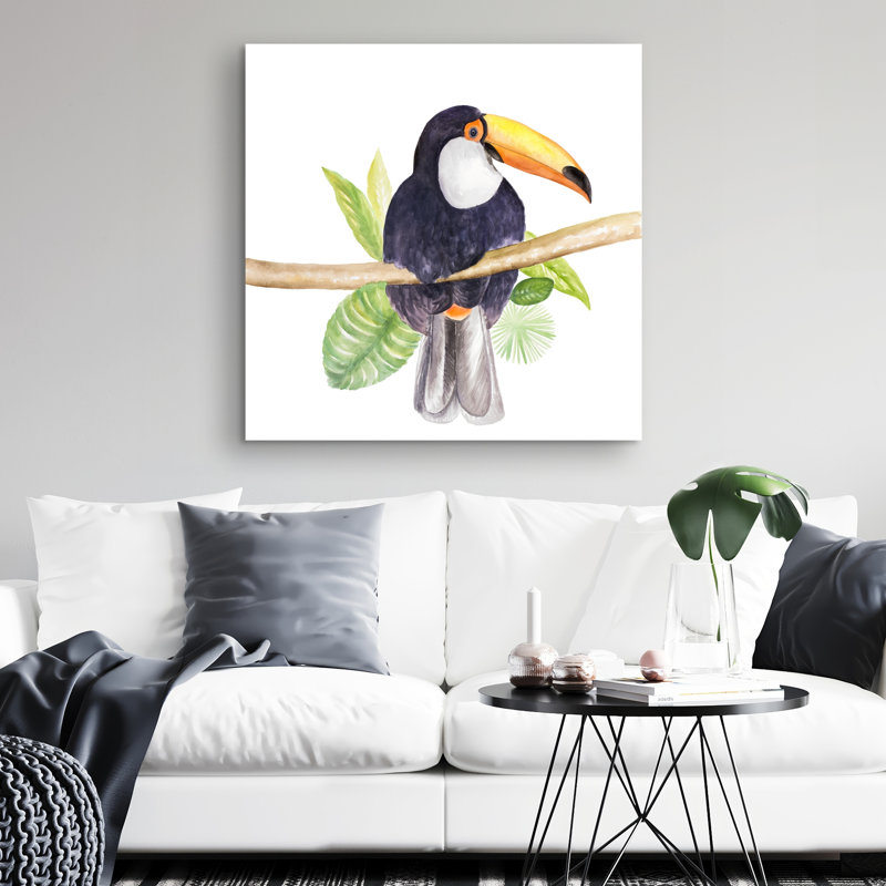 Toucan - 32"x32" art on canvas