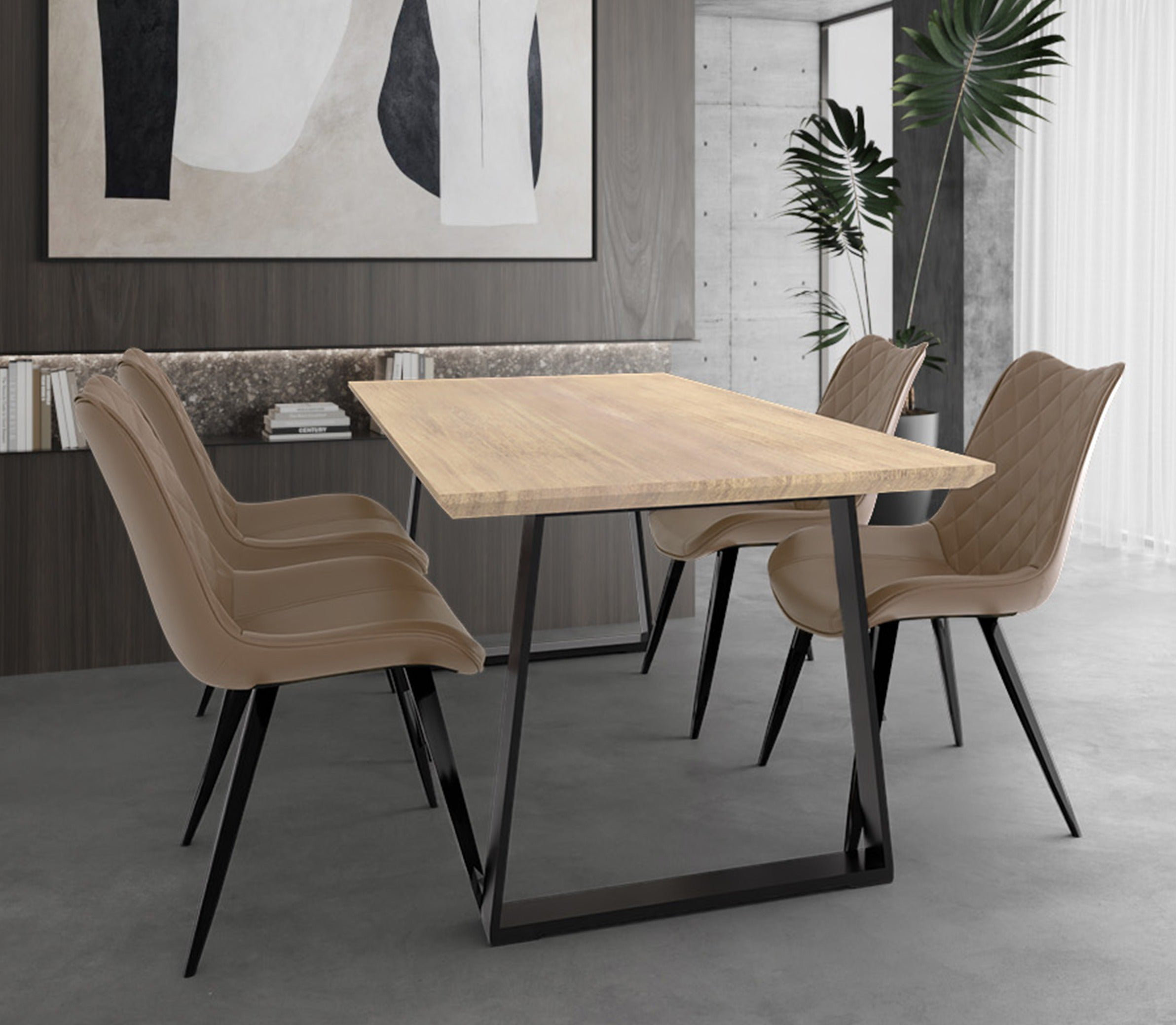 Real wood dining deals set