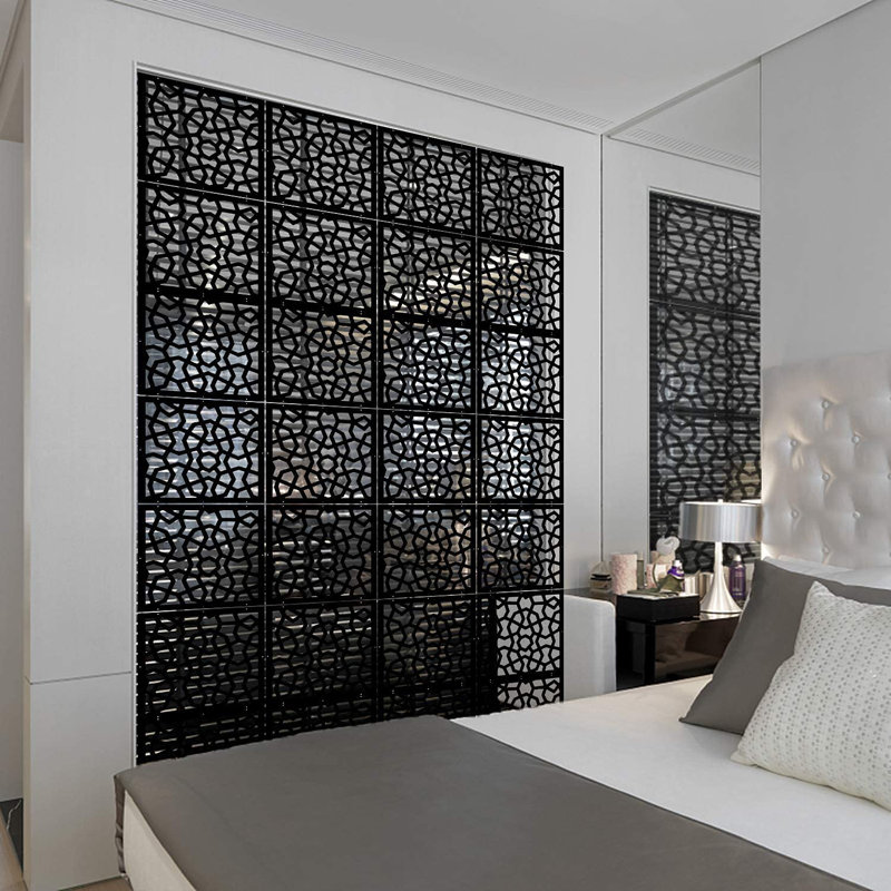 Klarina 12'' W x 12'' H 12 - Panel Hanging Room Divider