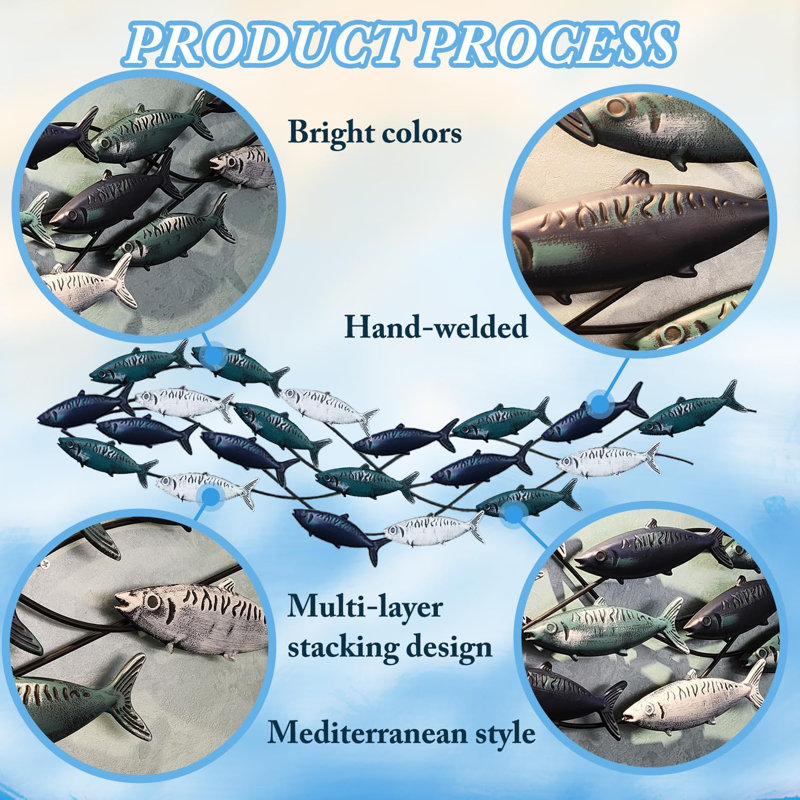 Metal Fish Wall Art