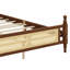 Lit en bois de pin avec tête et pied de lit en rotin-489757563-489757541