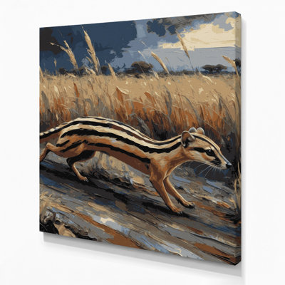 Art animalier sur toile sauvage