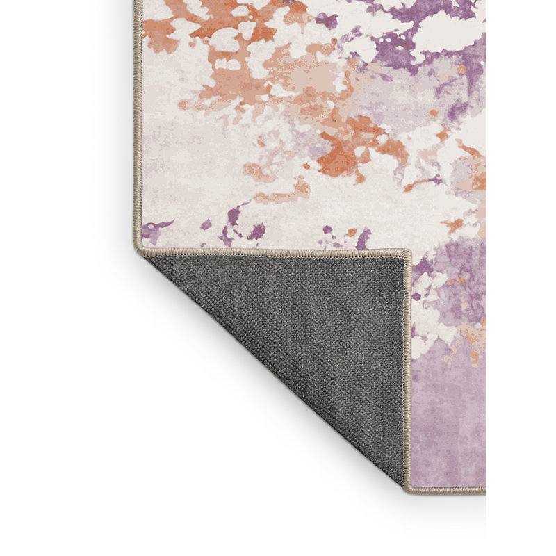 Tapis beige soyeux et moelleux, Rectangulaire 3 pi x 5 pi