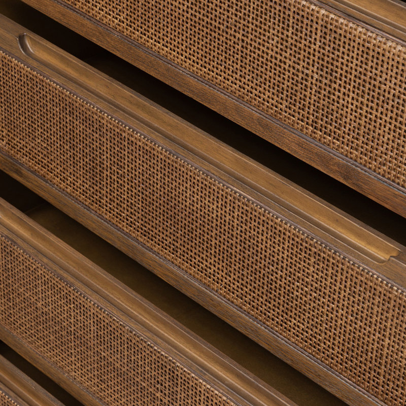 Amenah 5 - Drawer Solid Wood Dresser