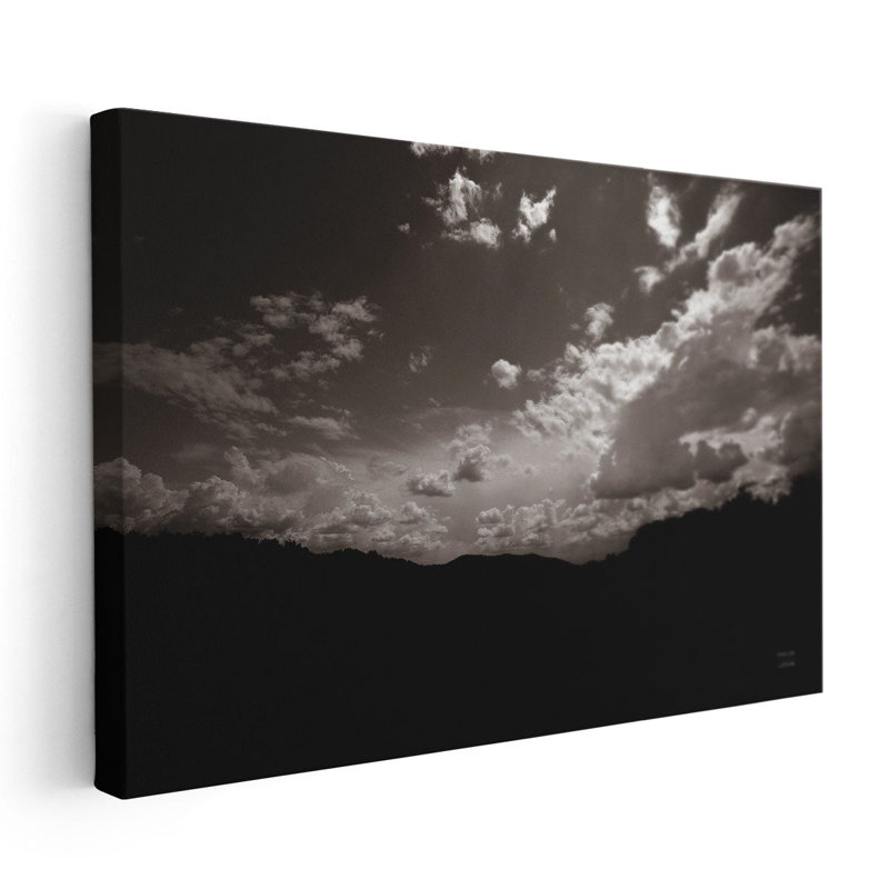 «From Dessous» noir et blanc - reproduction d'art sur toile, H 24 po x l 36 po