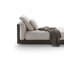 Chaise confortable en lin de coton tendance