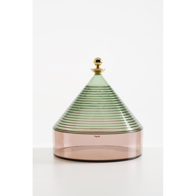 Contenant de rangement Trullo, Vert / rose