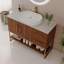Meuble-lavabo moderne (doit inclure le meuble-lavabo et le lavabo) 36 po