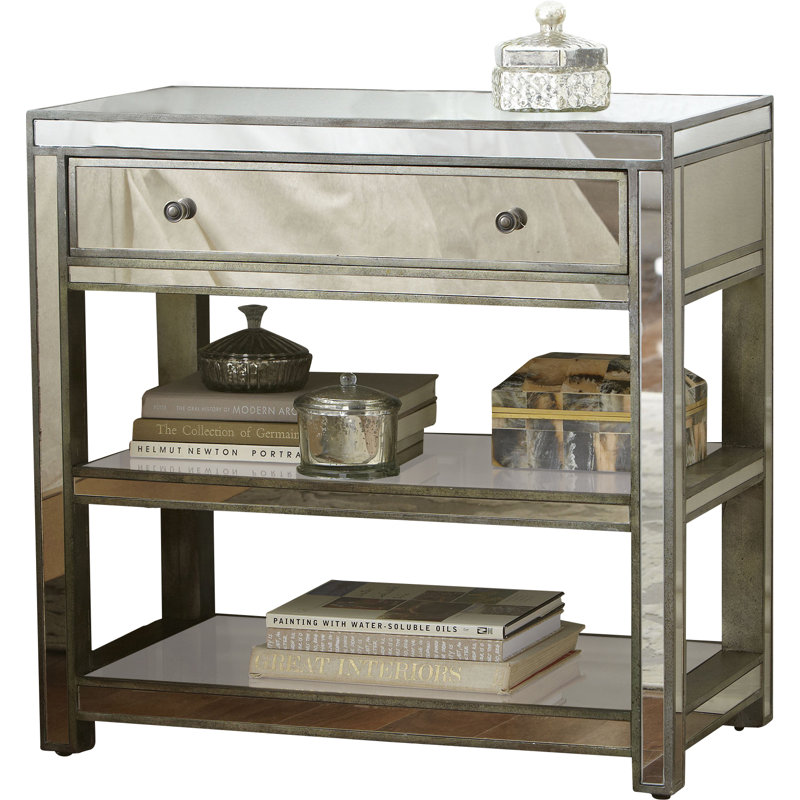 Miranda Mirrored Console Table