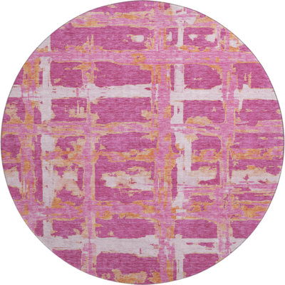 Premium Machine Washable Prisco Blush Rug
