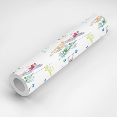 Sports Toile Wallpaper