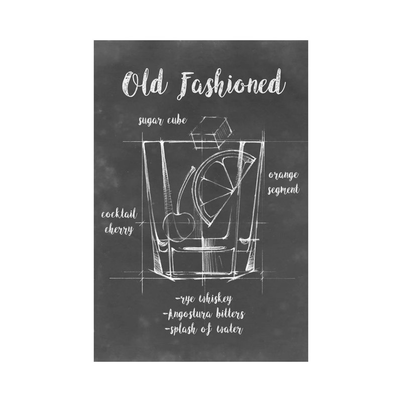 Mixology I by Ethan Harper - Wrapped Canvas Print, 20.32 cm H x 30.48 cm W
