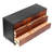Tigner 55.13" W 6-Drawer Solid Acacia Wood Double Dresser with Gold Handles