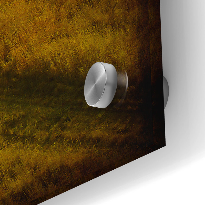 «Ranch Road And Oak Savannah» par William Guion, art mural en verre acrylique, 36 po x 24 po, H 24 po x l 36 po x P 0,2 po