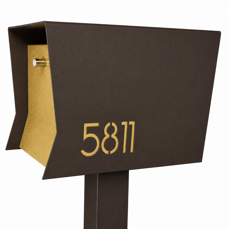 RetroBox-2.0 in Brown  and GOLD