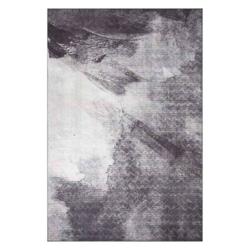 Luxurious Machine Washable Area Rug, 4.9 x 7.5 Feet, 100% Polyester, 1850 g/m², Pile Height: 0.2 inches | Eco-Friendly Recycled Poly Cotton Backing | Perfect for Living Room & Bedroom, Soft and Durable Design