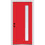 Porte d'entrée pré-suspendue en acier peint 1 lumière-40559147-40559148-40559149