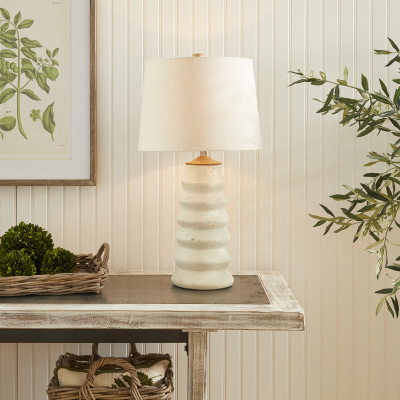 Lampe de table blanche 26 po Linetta Quigley