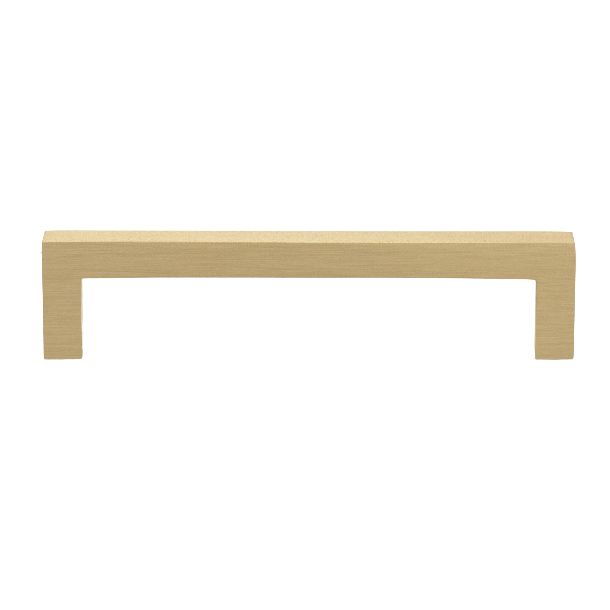 Kingston Collection Solid Square Bar Pull, 6 5/16", Satin Gold