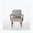 Wood Frame Armchair Set of 2-191973308