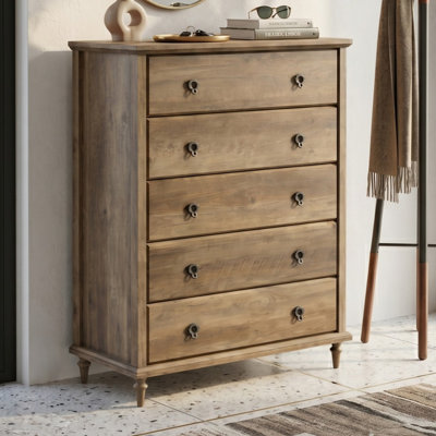Commode 5 tiroirs Aleana