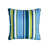 Bleu / rayures vertes