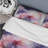 White Ethereal Dream Marble Pattern Polyester Abstract Duvet Cover Set-1040072831