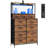 Smart Dresser with 11 Fabric Drawers, Built-in Charging Station with Wireless Charger, App-Controlled RGB LED Lights-1514257514