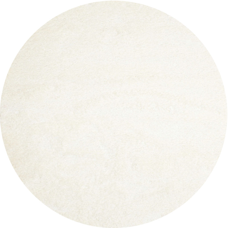Tapis gris / crème Rawe, Rond 7 pi