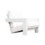Primitive Modern Outdoor Teak Adirondack Lounge Chair