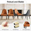 Chaise d'appoint rembourrée en similicuir Frania-1650723340-1659405641