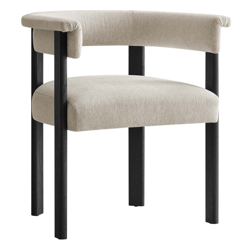 Modway Imogen Fabric Low Back Armchair, Ivory