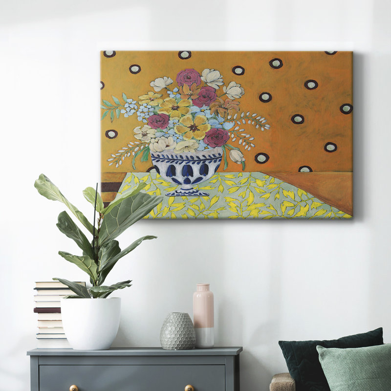 Flowerscape I-Gallery Wrapped Canvas, 32" H x 48" W