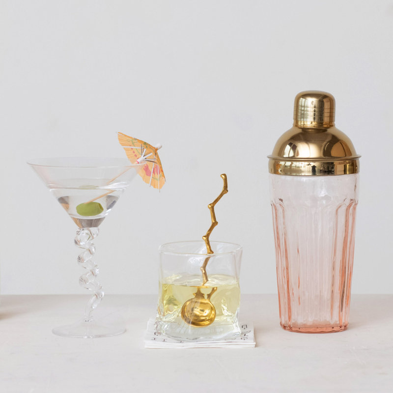 6-Ounce Martini Glass With Twisted Stem
