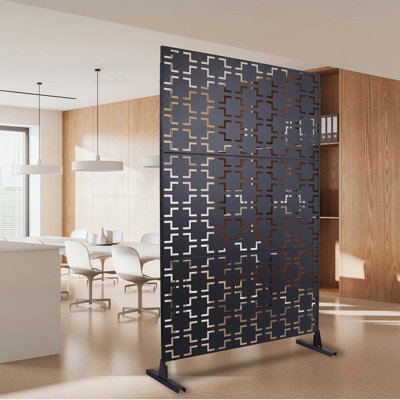 Metal Privacy Screen for Outdoor Freestanding