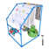 Yescom Freestanding Pool Towel Rack Outdoor, 7 Bar Storage PVC,Drying Laundry Rack for Beach Swimming Pool