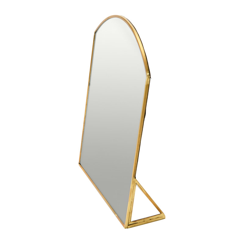 Miroir sur pied en métal arqué Pembreley