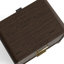 Table de chevet 3 tiroirs Mid-Century moderne en bois massif avec placage en loupe-1576509444